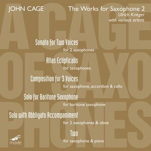 Ulrich Krieger - Works for Saxophone I  CD